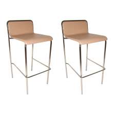 Conjunto com 2 Banquetas Pietro Bege