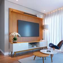 Conjunto de Rack com Painel para TV até 70 polegadas Classic II Nature