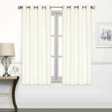 Cortina com Ilhós Arabesque 274X170 Branca