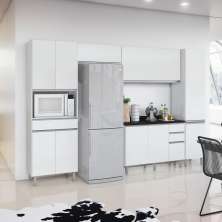 Cozinha Completa Top Class 10 Portas 3 Gavetas Branca