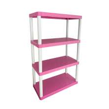 Estante Multiuso Arona Rosa e Branca