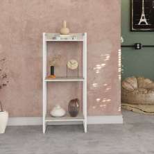 Estante Studio Snow e Branca 45x104 cm