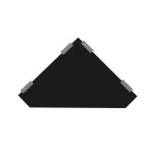 Extensor de Mesa de Escritório Nix Preto