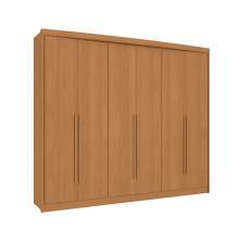 Guarda-Roupa Casal Évron 6 Portas 6 Gavetas Canela