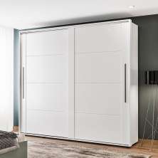 Guarda-Roupa Casal Coimbra Flex 2 Portas 6 Gavetas Branco e Freijó