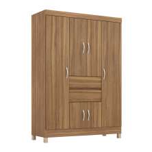 Guarda-Roupa Casal Ecom 6 Portas 2 Gavetas Amêndola