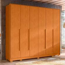 Guarda-Roupa Casal Fascínio 6 Portas 6 Gavetas Cinamomo