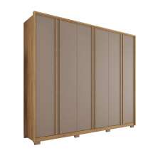 Guarda-Roupa Casal Gladiador 6 Portas 4 Gavetas Fendi e Buriti