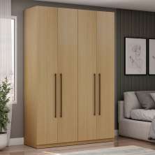 Guarda-Roupa Casal Infinity 4 Portas 3 Gavetas Savana