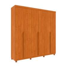 Guarda-Roupa Casal Joinville com Pés 6 Portas 4 Gavetas Cinamomo