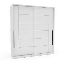 Guarda-Roupa Casal Lisboa 2 Portas 2 Gavetas Branco