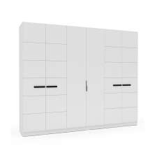 Guarda-Roupa Casal Lisboa 6 Portas 4 Gavetas Branco