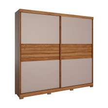 Guarda-Roupa Casal Magnum Flex 2 Portas 4 Gavetas Freijó e Avelã