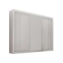 Guarda-Roupa Casal Milano 3 Portas 4 Gavetas Branco