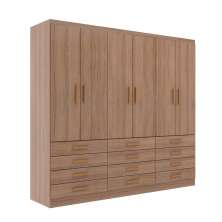 Guarda-Roupa Casal New Monaco 6 Portas 12 Gavetas Demolição