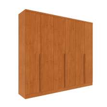 Guarda-Roupa Casal Paradiso sem Pés 6 Portas 4 Gavetas Cinamomo 270 cm
