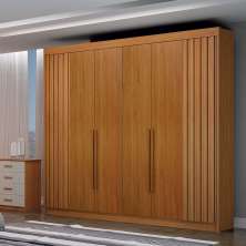 Guarda-Roupa Casal São Carlos 6 Portas 6 Gavetas Cinamomo