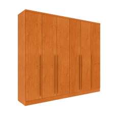Guarda-Roupa Casal Sevila sem Pés 6 Portas 8 Gavetas Cinamomo