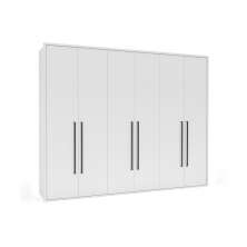 Guarda-Roupa Casal Sevilha Flex 6 Portas 4 Gavetas Branco