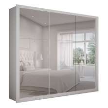 Guarda-Roupa Casal Veneza Gold 3 Portas 4 Gavetas Branco