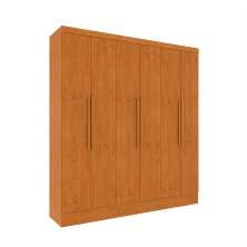 Guarda-Roupa Casal Vietri sem Pés 6 Portas 4 Gavetas Cinamomo