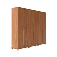 Guarda-Roupa Casal com Espelho Rockford 6 Portas 6 Gavetas Canela