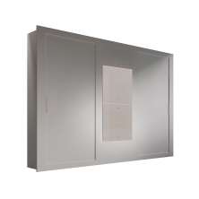 Guarda-Roupa Casal com Espelho Veneza Premium Branco 3 Portas 4 Gavetas