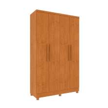 Guarda-Roupa Solteiro Amsterdam II 4 Portas 2 Gavetas Cinamomo
