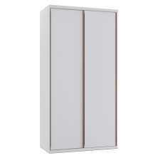 Guarda-Roupa Solteiro EliteI 2 Portas 3 Gavetas Branco