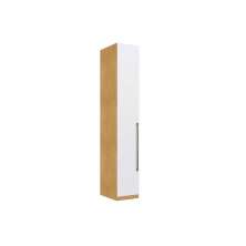 Guarda-Roupa Solteiro Infinity 1 Porta Savana e Branco