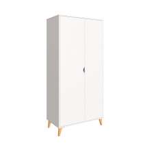 Guarda-Roupa Solteiro Puma 2 Portas Branco