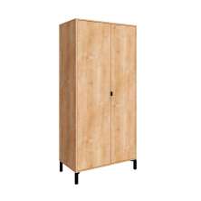 Guarda-Roupa Solteiro Soho 2 Portas Amadeirado