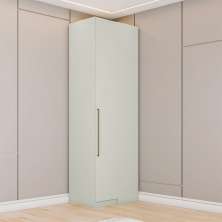 Guarda-Roupa de Canto Solteiro Seletto 1 Porta Areia