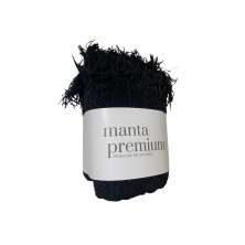 Manta Decorativa Cute Preta 140x140 cm