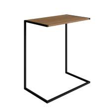 Mesa Lateral Telúrio Hanover e Preta 67 cm