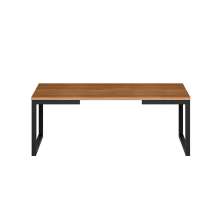Mesa de Centro Retangular Innovare Preta e Canela