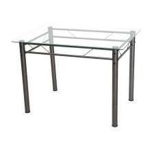 Mesa de Jantar Retangular Palma Preta 107 cm