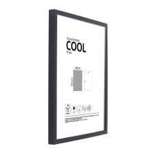 Moldura sem Vidro Cool Preta 40x50 cm