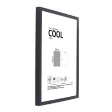 Moldura sem Vidro Cool Preta 50x70 cm