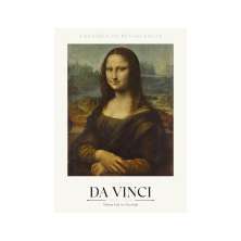 Pôster Decorativo Grandes Artistas Da Vinci 50x70 cm