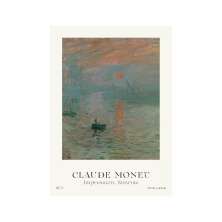 Pôster Decorativo Grandes Artistas Monet Sunrise 50x70 cm