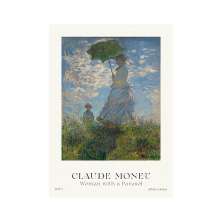 Pôster Decorativo Grandes Artistas Monet Woman 50x70 cm