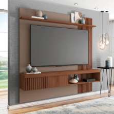 Painel para TV até 65 Polegadas Jade 1 PT Fendi e Havana 150 cm