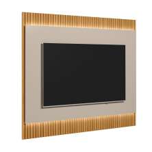 Painel para TV até 70 Polegadas Liam com LED Tauari e Off White