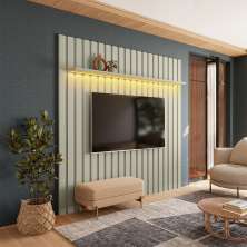 Painel para TV até 70 polegadas Alanis com LED Off White