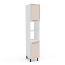 Paneleiro Amara 2 Portas Creme e Branco