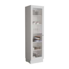 Paneleiro Évora 1 Porta Azul Branco Ártico