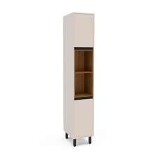 Paneleiro Koya com Nicho 2 Portas Creme