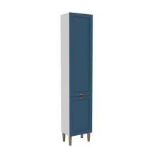 Paneleiro Lavanda 2 Portas Azul e Branco