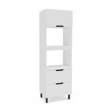 Paneleiro Meena 2 Portas 1 Gaveta Branco